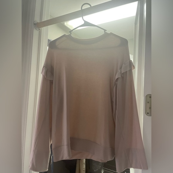 Blush sweater with ruffles - Picture 2 of 3